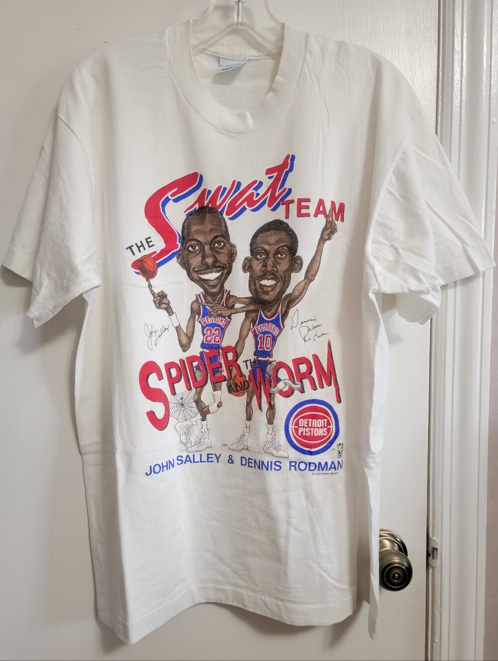 Vintage "Swat Team" Rodman & Salley tee
